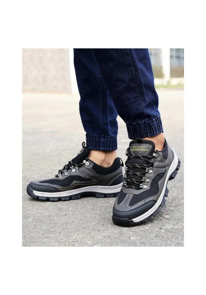 Bacca Bucci Grey Osprey Waterproof Trail and Hiking Shoes for Men | Best Price UAE